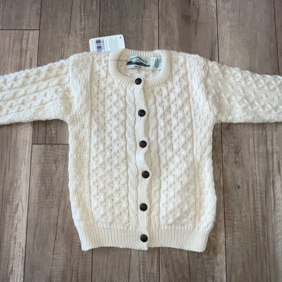 Aran Crafts Aran Sweater NEW 6-7 yrs - Picture 3 of 4